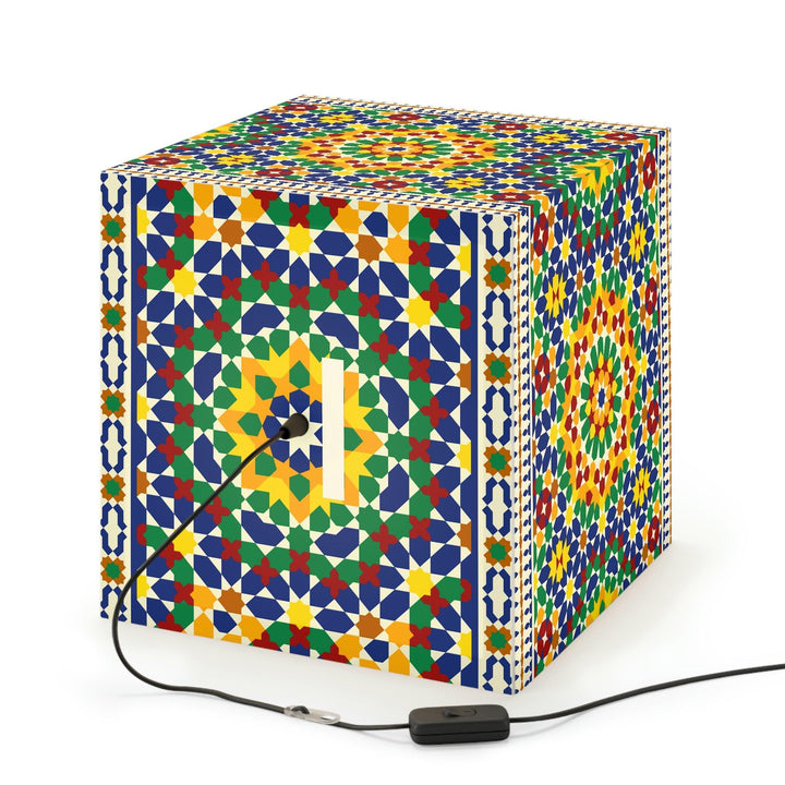 Decorative Lampe Cube Moroccan Design - Souvenirs | Tours | Hotels | Restaurants