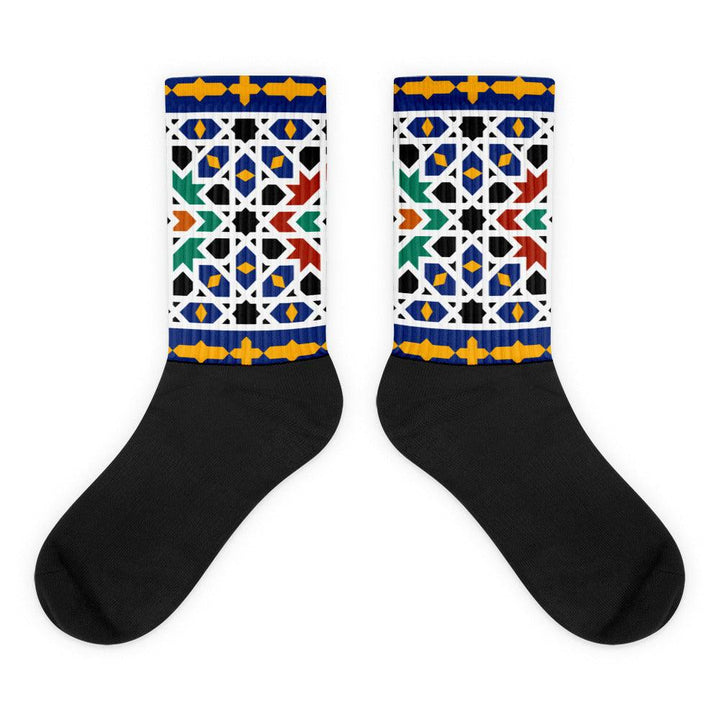 Colorful Socks Moroccan Tile Design - Souvenirs | Tours | Hotels | Restaurants