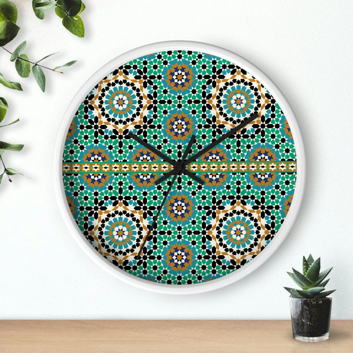 Wood Wall clock Moroccan Design - Souvenirs | Tours | Hotels | Restaurants