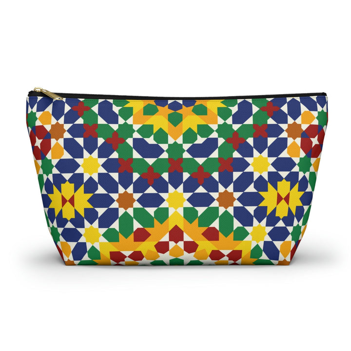 Colorful Accessory Pouch w T-bottom Moroccan Design - Souvenirs | Tours | Hotels | Restaurants